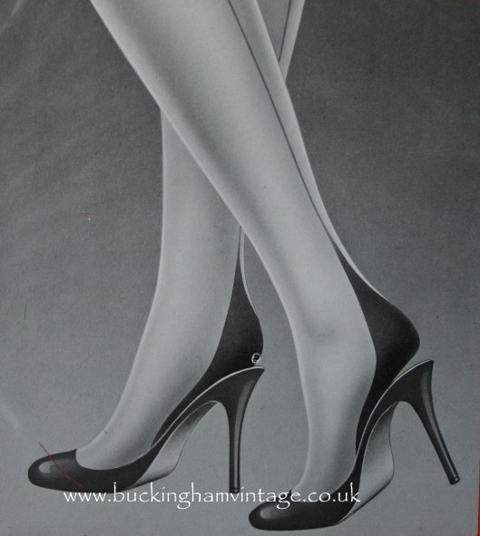 Vintage Seamed Charnos Stockings for Sale  - As new in Original Sealed Packet - Silk & Nylon www.buckinghamvintage.co.uk 