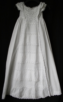 antique christening gown broderie anglaise www.buckinghamvintage.co.uk